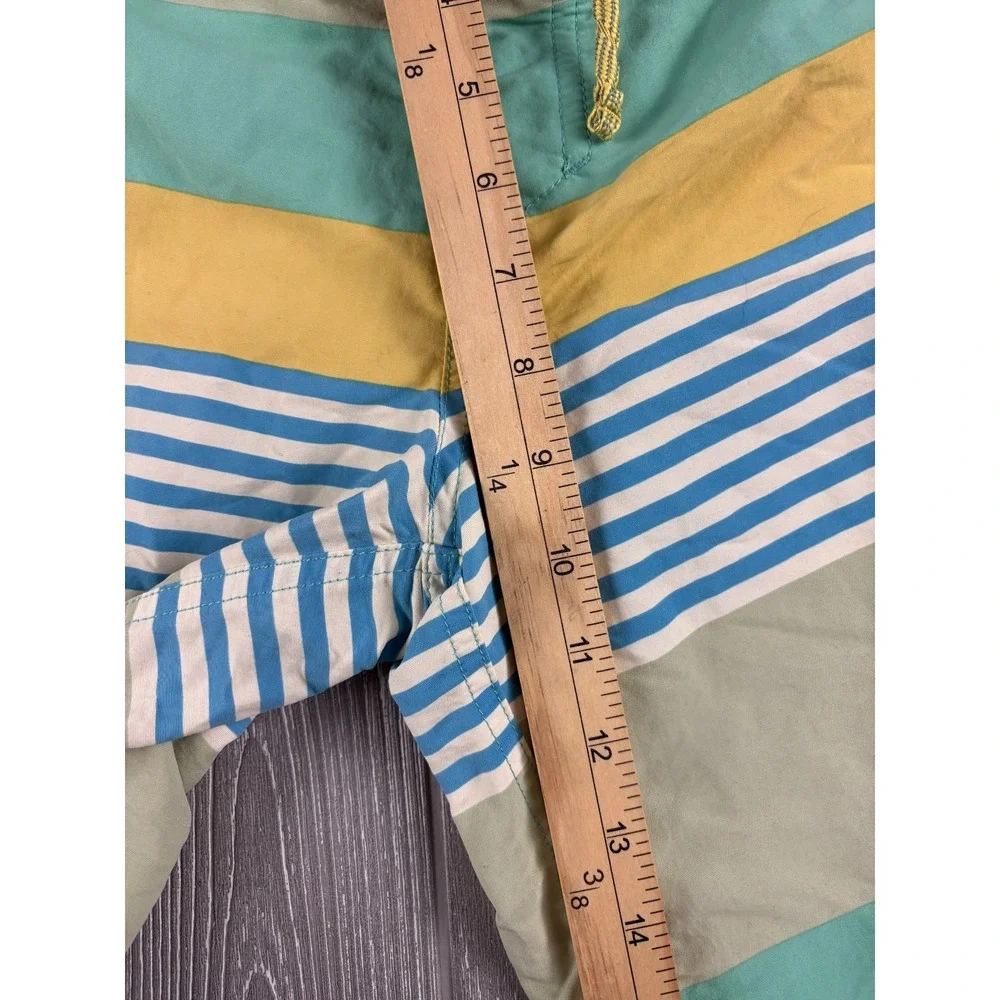 Patagonia Mens Board Shorts Swim Trunks Size 29 Striped Inseam 8